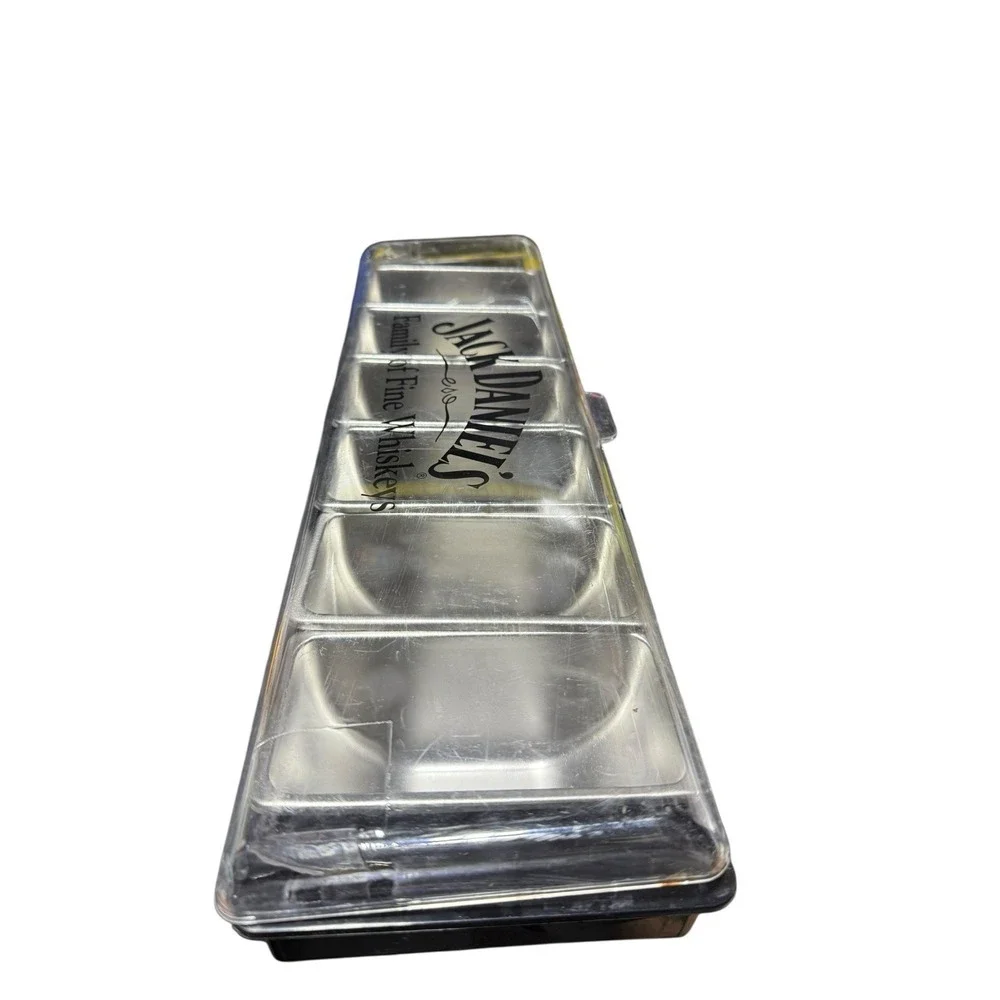 Jack Daniel's Whiskey Bar Set Condiment Tray Tabletop Storage